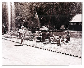 "Aliwal North, 1946. At the swimming pool."