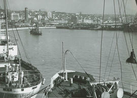 Port Elizabeth, 1952. Port Elizabeth harbour.
