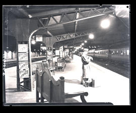 Johannesburg, 1939. Station platform.
