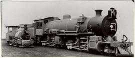 SAR Class MC1 No 1642 alongside a Darjeeling Himalayan Railway locomotive manufactured at the sam...