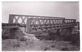 Circa 1900. Anglo-Boer War. Taungs bridge.
