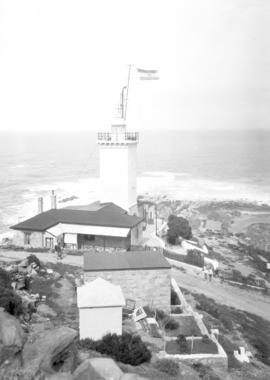 Mossel Bay, 1925. Cape St Blaize lighthouse.