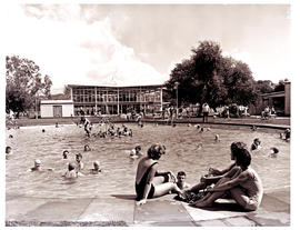 "Aliwal North, 1963. Outdoor pool at hot spring resort."