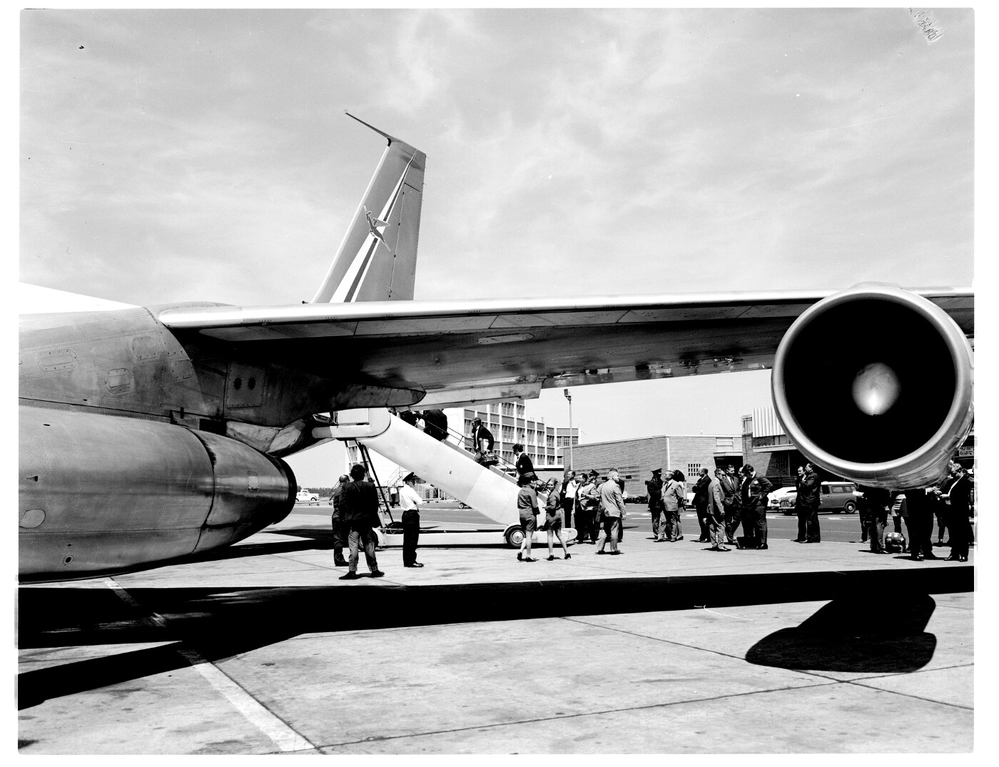 Johannesburg, 1970. Jan Smuts airport. SAA Boeing 707 ZS-SAE ...