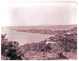 "Knysna, 1970. View from the Heads towards town."
