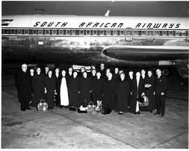 Johannesburg, June 1968. Jan Smuts Airport. Departure of group of nuns.