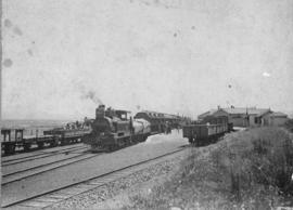 Charlestown, 31 December 1895. Train departing from Charlestown station to Johannesburg. This tra...