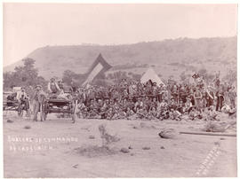 Ladysmith, circa 1900. Anglo-Boer War. Boer camp at Ladysmith. (Van Hoepen, Pretoria)
