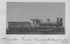 CGR 7th Class built by Neilson Reid & Co No's 6079-6088 in 1901, later SAR Class 7C . (Souven...