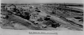 Durban, 10 January 1921. Construction of graving dock.