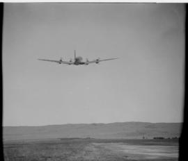 Cape Town, May 1946. Trip to Cape Town with SAA Douglas DC-4 ZS-AUA 'Tafelberg', aircraft above r...
