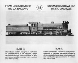 SAR postcard series No 46: SAR Class 16.