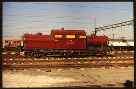 Johannesburg, February 1995. SAR Vapor Clarkson train steam heating vehicle at Braamfontein.