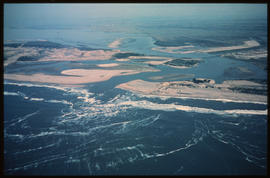 Richards Bay, November 1979. Aerial view of Richards Bay Harbour area. [S Mathyssen]