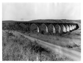 Pietermaritzburg, 1966. Railway viaduct between Pentrich and Umlaas Road.