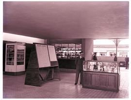 "Kimberley, 1957. Railway station entrance foyer."