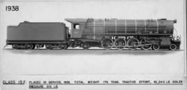 SAR Class 15F No 2919, built by Henschel & Sohn No 23932-24506 in 1938. Engine fitted with st...