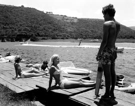 "Wilderness, 1968. Sunbathing at the lagoon."