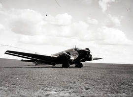 Johannesburg, 1935. Rand airport. SAA Junkers Ju-52 ZS-AFD 'Sir Benjamin d'Urban'.
