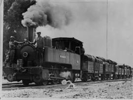 Originally NGR Beyer Peacock 2-6-0T No 5, sold in November 1898 and worked on ERPM mine until abo...