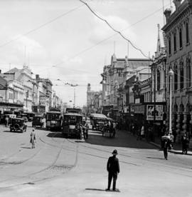 Port Elizabeth, 1930. Main Street from City Hall.