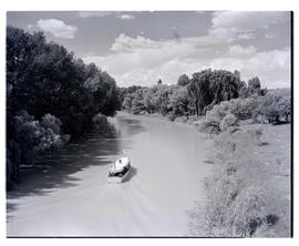 "Kroonstad, 1946. Boat on the Vals River."