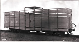 NGR narrow gauge bogie cattle wagon later SAR type NG 8-G-1 recoded NG.GH-1.