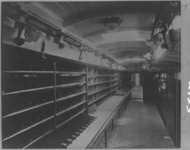 Interior of NGR post office sorting van.