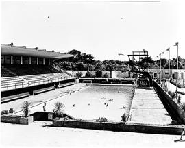 Port Elizabeth, 1950. St George's Park swimming pool.