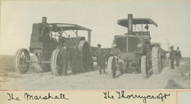 SAR Marshall (left) and Thornycroft tractors