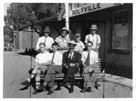 Rouxville. Stationmaster and staff.