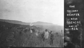 Glencoe, 15 May 1922. Railway accident between Glencoe and Wallsend.