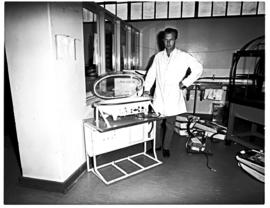 Johannesburg, 1971. Jan Smuts airport. Medical staff.