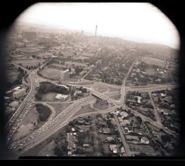 Johannesburg, 1974. Aerial view.