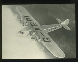 Armstrong Whitworth AW.15 Atalanta G-ABPI in flight.