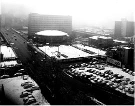 Johannesburg, June 1964. Snow scenes. Rotunda.