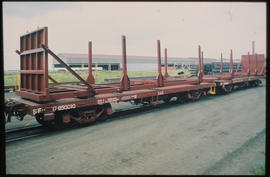 Witbank, 1981. SAR type SF-1 double steel wagon. [Ria Liebenberg]