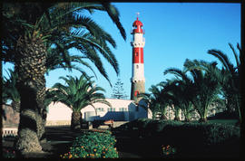 Swakopmund, South-West Africa, August 1972. Lighthouse. [D Lee / S Mathyssen]