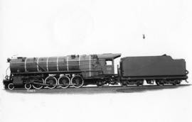 SAR Class 15F No 2919 built, by Henschel & Sohn No 23932-23945 of 1938. Engine fitted with st...