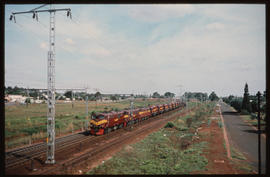 
Row of many SAR Class 6EI locomotives.
