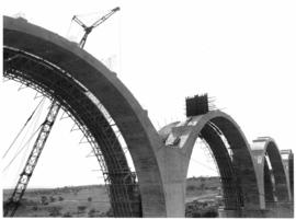 November 1963. Pietermaritzburg - Durban. Bridges new works.