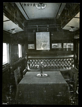 Private coach No.16 dining saloon. SEE 16976.