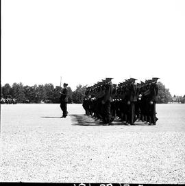 Johannesburg, October 1967. Railway Police medal parade at Esselen Park.