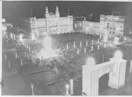 Pretoria, 29 March 1947. Church Square at night.