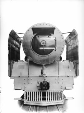 SAR Class 23 No 3238. Front of locomotive.