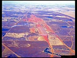 Bapsfontein, May 1980. Aerial view of Sentrarand marshalling yard. [Jan Hoek]