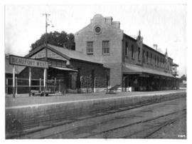 Beaufort West, 1922. Railway station.