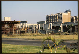 Durban, 1982. Construction at new railway station.