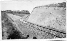 Bulwer. Cutting on railway curve. (Lund collection)