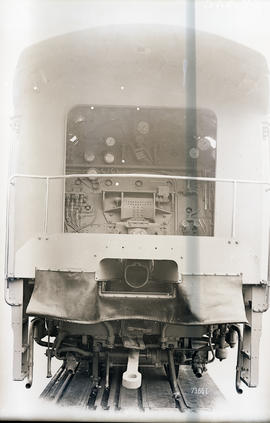 SAR Class 23 No 2571 built by Henschel and Sohn No 23742-23754 of 1937. Rear view of engine.
